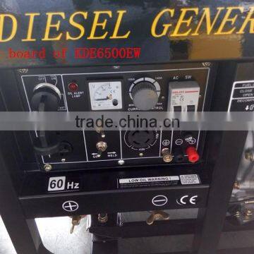 AC Single Phase 2KW/60HZ/110/220V/DC 160A Diesel Welding Generator (KDE6500EW) photo-4
