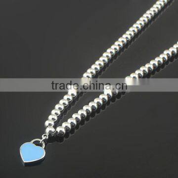 cheap wholesale silver rosary necklace charms in china