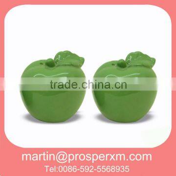 Apple ceramic apple salt and pepper shaker