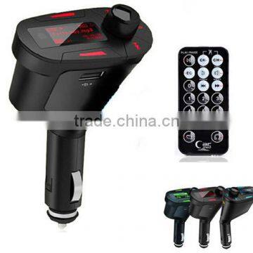 Bluetooth Tacking Handsfree Car Kit FM Transmitter with Remote Control