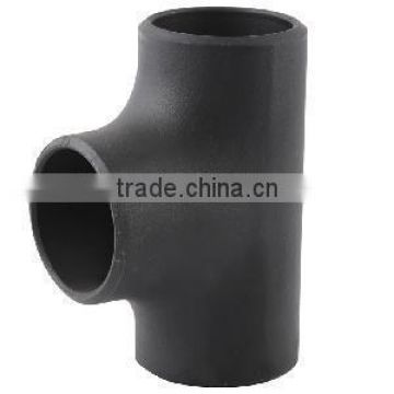 carbon steel butt welding seamless pipe fittings Tee