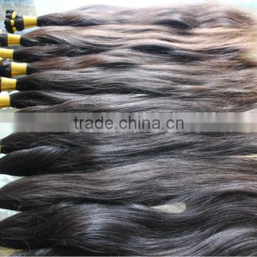 hand tied weft hair extension raw virgin unprocessed human hair