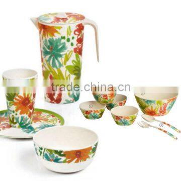 Eco salad bowl bamboo dinnerware