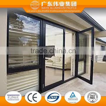 aluminum extrusion profiles for doors manufacture aluminium extrusion profile system with golden color