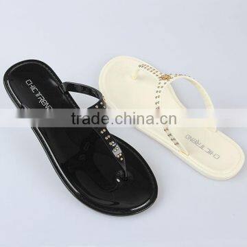 wholesale cheap jelly slippers melissa shoes fashion flats flips flops pvc footwear plastic lady shoes high quality