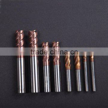 hot sale straight shank plain end mills / milling cutters for stainless steel