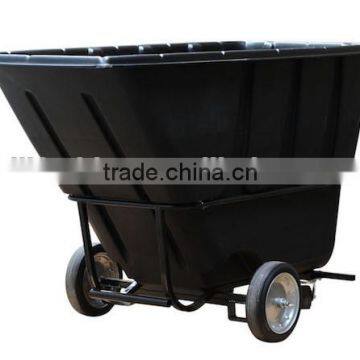 Tilt Truck, 1 Cu. Yd. Volume Capacity, 1200 Lb. Load Capacity, Heavy-Duty Forkliftable Hopper Type