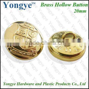 Metal blazer buttons