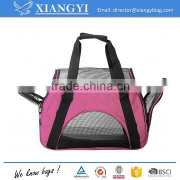 Adorable Soft Sided Pet Carrier Mesh Side Windows and Doors for Small Cute Pets photo-6
