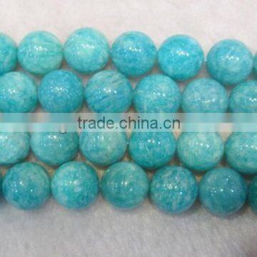 Factory Price 2mm 4mm 6mm 8mm 10mm 12mm Natural amazonite round bead gemstone loose beads