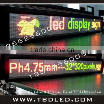 mini indoor double color led message sign board display