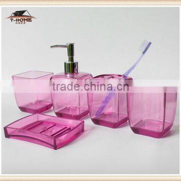 home decor crystal glass bathroom accessories