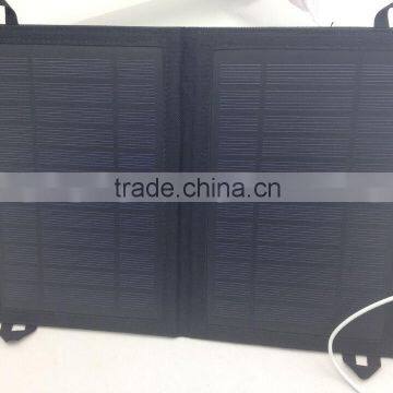 Thin film 8 Watts flexible solar charger, flexible solar panel for mobile phone