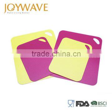 Hot products flexible cutting board colorful chopping board mat chopping board set