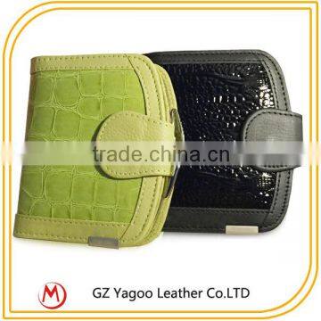 Colorful Women Croco Skin Ladies Small Purse Wallet photo-6
