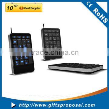 Portable Keyboard LED Lighting Computer Keyboard Slim Keyboard for Laptop Mobile Phone