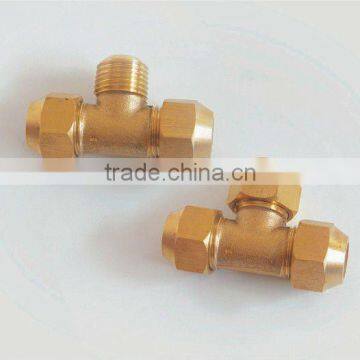 brass pipe fittings union tee