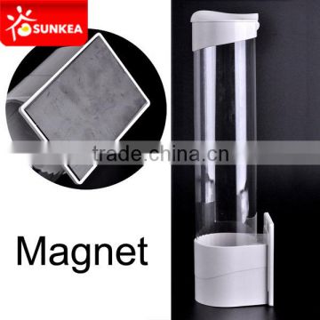 Magnetic Plate Automatic Paper Plastic Cup Dispensers