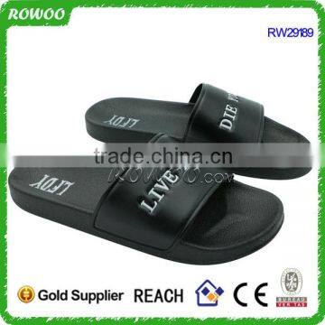 China Made EVA Customized PU Slide Slippers for Men photo-2