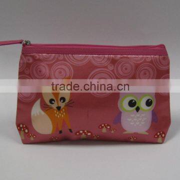 Promotional toiletries zipper cosmetic pouch