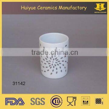 Ceramic Toothbrush Cup Set, Bathroom Accessories Set, Tumbler photo-2