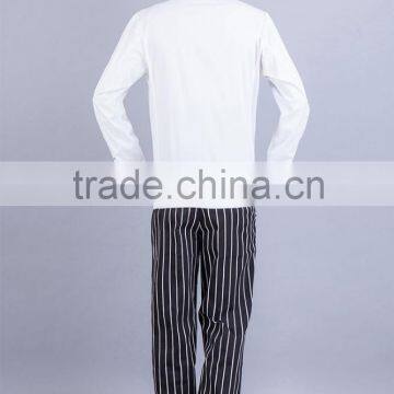 2015 Double -breasted White Chef Cooking Uniform photo-2