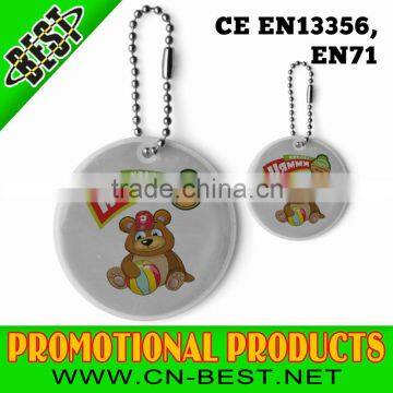 PVC Reflective Keychain, Reflective PVC Keychain