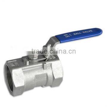 stainless steel 1 pc ball valve