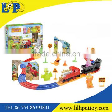 Lovely cartoon dinosaur railway car toy