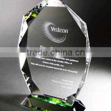 hot sale clear crystal award trophy