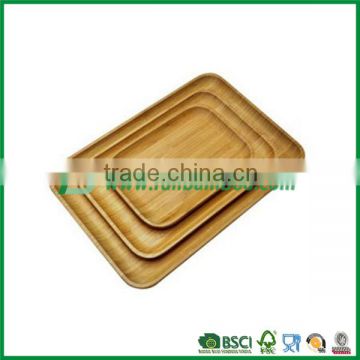 Cheap bamboo tray set 3 pieces