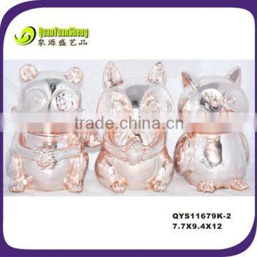 Party table decorative resin pink indoor decoration owl