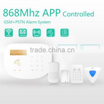 APP Control Home GSM RFID Alarm System & Touchpad GSM Home Alarm Kit With RFID Tags Quality Choice photo-4