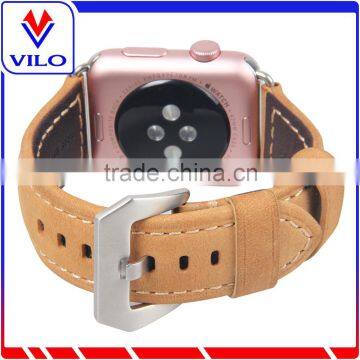 For Apple Watch Leather Loop Band,1:1 Original Magnetic Genuine Leather Loop Band for Apple Watch