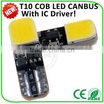 Error Free 160 mA T10 CANBUS LED Side Light Bulb White Canbus T10 5w5 White Color COB Chip Car Led Lighting photo-2