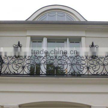 Outdoor Decorative Wrought Iron Balcony Railing
