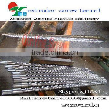 Vented extruder screws & barrels for LDPE film recycling granulation