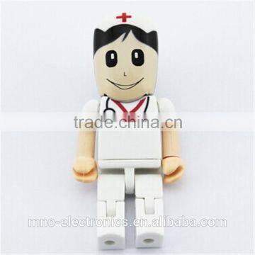 ABS Plastic Material Custom Logo Printing Dental Dentist Human Shape Usb Flash Pen Drive Quality Choice Supplier photo-5