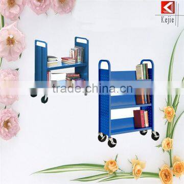 Professional doctor medical cart metal book cart cart with wheels handle with CE certificate                        
                                                Quality Choice