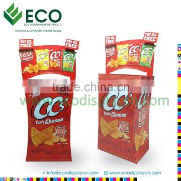 New cardboard cookies display , cardboard dump bin display for promotion