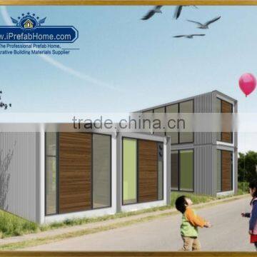 iPrefab-LCHS-M12 2016 Hot sale 2 two storey multifunctional combined 20 container house