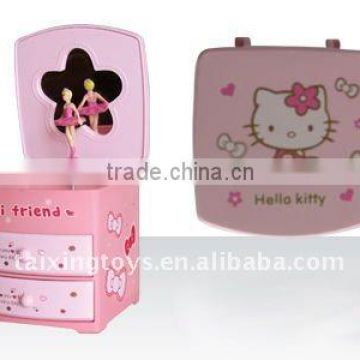 cartoon music box with music,storage box