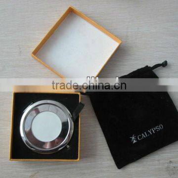 blank cosmetic mirror with round shape