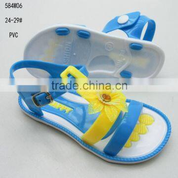 China Manufacture PVC jelly open-toe sandals for girls