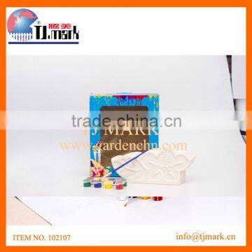 DIY PAINTING ARTWARE CERAMIC FLOWER SAVING BANK