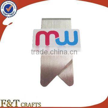 Promotional cheap custom shape stainless steel metal paper clip