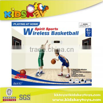 2015 New multi-function kids playing at home wireless basketball sport toy electronic educational toys basketball games