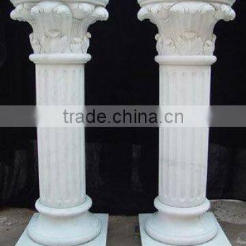 White marble staircase railing designs hand carved stone sculpture from Vietnam