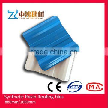 ASA colored PVC anti-corrosion roofing tiles long life span last 25 years