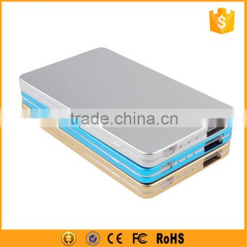 3000mah Portable Metal Credit Card Power Bank